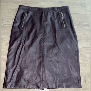 Medi Vegan  Leather Skirt